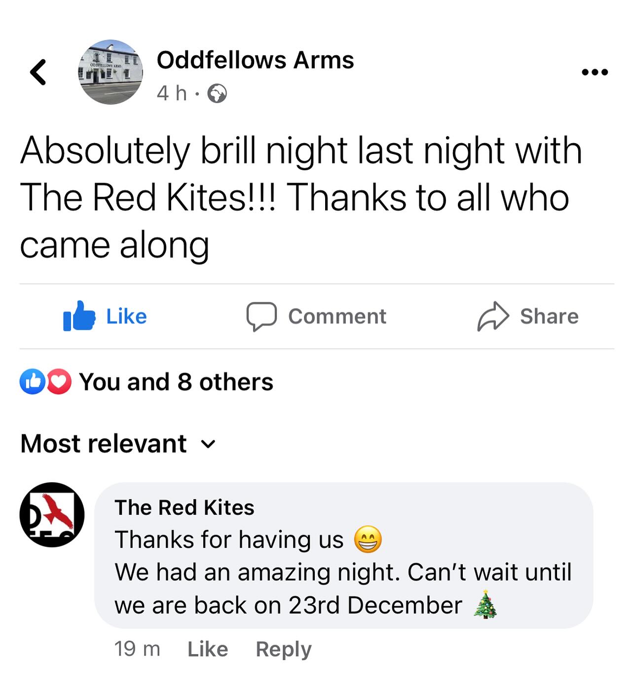 What an amazing night. Thank you @theoddfellowsarmssherburn  for the feedback! Thank you everyone who came along, sang along and danced around 🕺

#supportyourlocal #whatanight