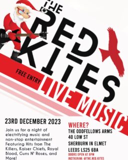 1 week to go 🤘🎄

Does the day after “Mad Friday” have a daft name too? Insane Saturday maybe 🤔 

Whatever you call it, we’ll be bringing the Christmas cheer to @theoddfellowsarmssherburn 🎅🤶🧑‍🎄🥂🍻

#coverband #rocknrollchristmas #livemusic #supportyourlocal